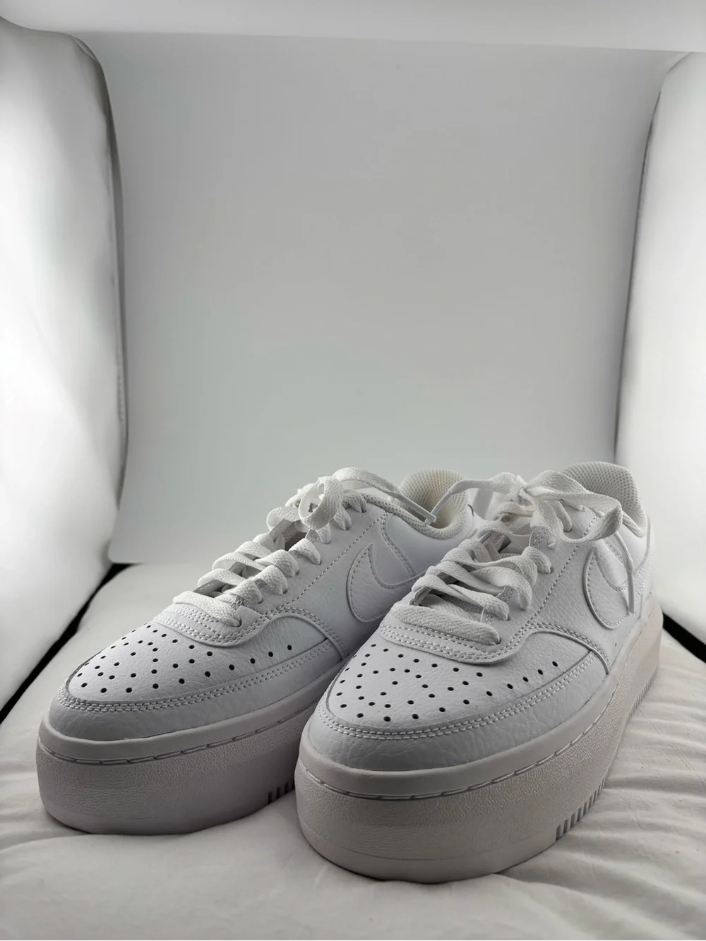 Nike Women’s White Platform Sneakers